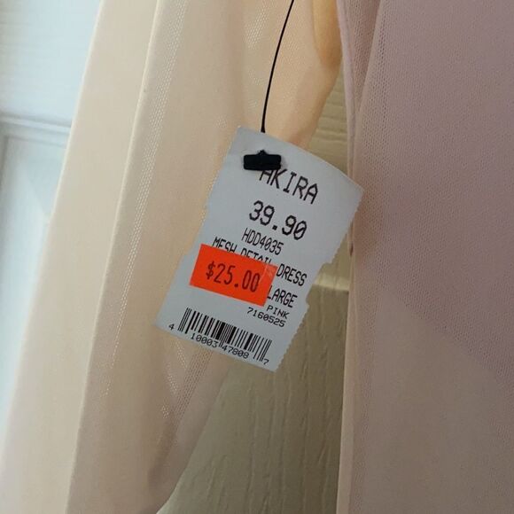 NEW with Tags AKIRA MESH DETAIL DRESS - Picture 3 of 3